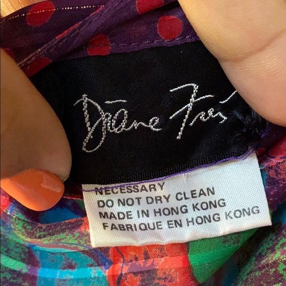 Vintage 1980s Diane Freis skirt set - Picture 7 of 7